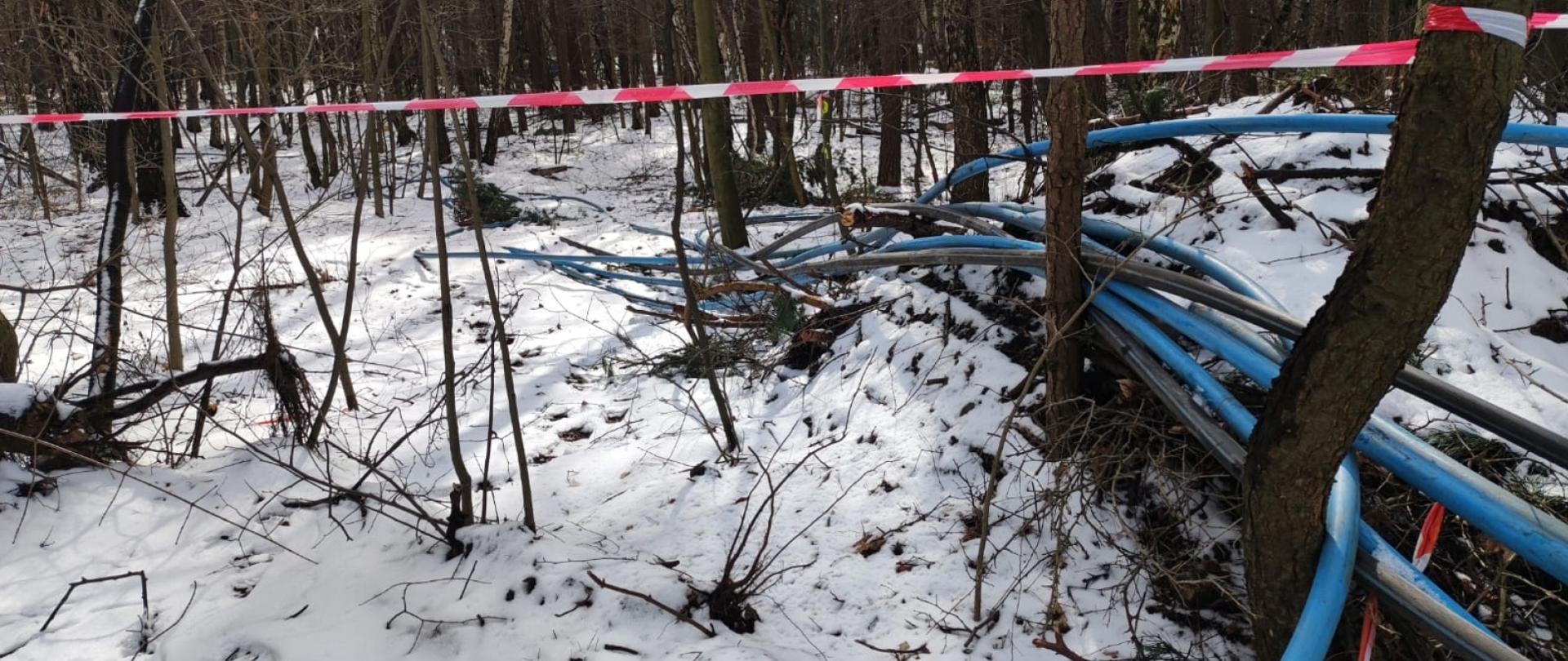 Zatłaczanie substancji stabilizującej grunt w Trzebini - fot. Spółka Restrukturyzacji Kopalń S.A. w Bytomiu