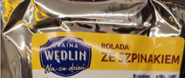 Kraina Wędlin Rolada ze szpinakiem 300g - Skład