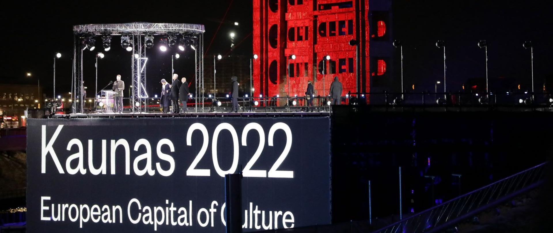 Wicepremier Piotr Gliński wziął udział w inauguracji Europejskiej Stolicy Kultury Kowno 2022, fot. Danuta Matloch