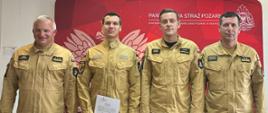 Wręczenie decyzji personalnych mł. kpt. Robertowi Ziętarze oraz st. Sebastianowi Michalakowi