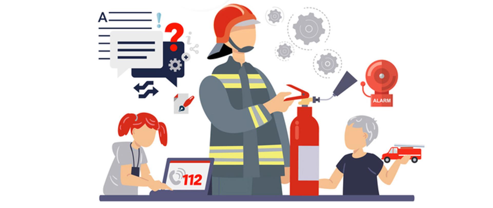 Infografika programu grantowego „Bezpieczne Orlęta”