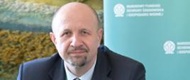 Na zdjęciu Robert Gajda, zastępca prezesa zarządu NFOŚiGW w siedzibie NFOŚiGW