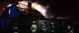 Pożar budynku jednorodzinnego w Ostrowie