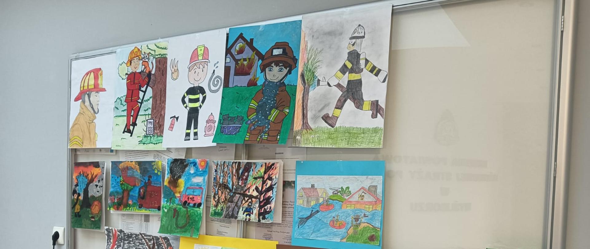 Prace wykonane na konkurs plastyczny