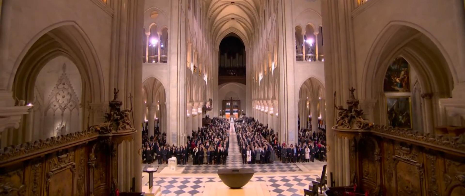 Uczestniczyliśmy w uroczystościach otwarcia katedry Nodre Dame w Paryżu