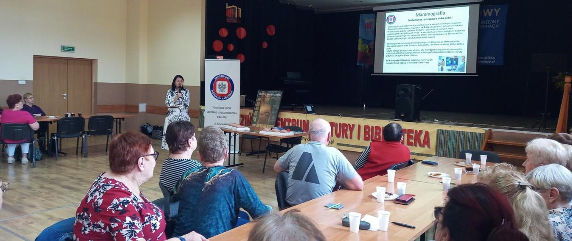 „Co kryją Twoje piersi?” – szkolenia dla członków Stowarzyszenia SENIOR 50+ w Brzezinach