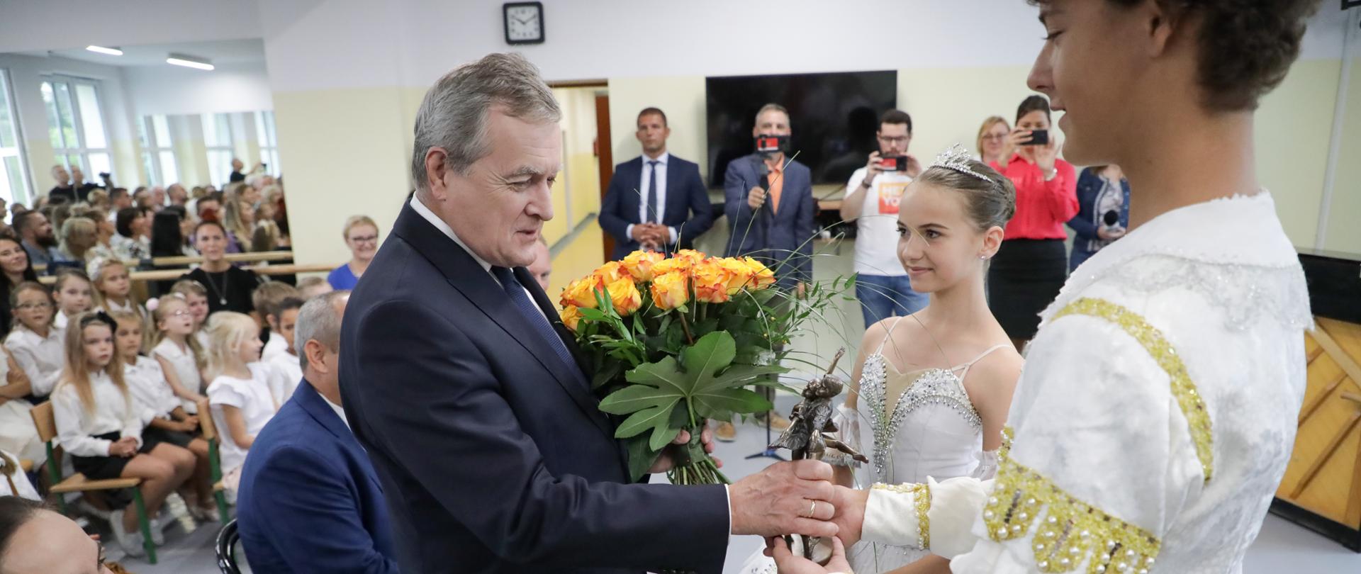 Wicepremier Piotr Gliński w łódzkich szkołach artystycznych, fot Danuta Matloch