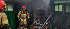 Pożar budynku gospodarczego - Brzesko