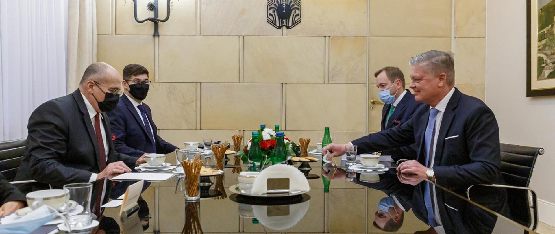 Minister Zbigniew Rau meets with Special Representative of the OSCE Chairperson-in-Office in Ukraine and in the Trilateral Contact Group