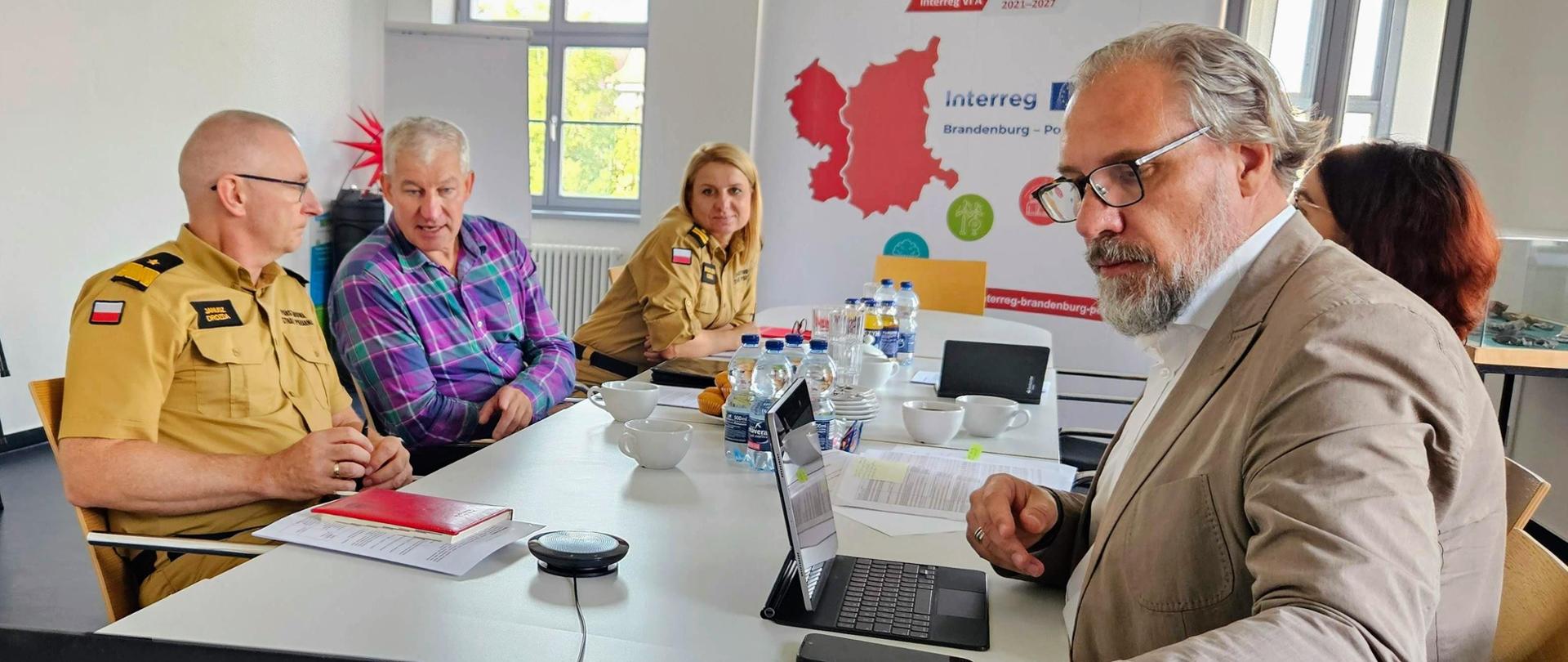 Spotkanie dot. polsko-niemieckiego projektu cyfrowych rozwiązań wspomagających działania kryzysowe