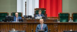 Minister Tomasz Siemoniak w Sejmie