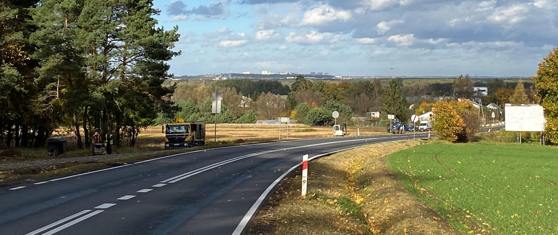 Akcja BRD przy ciągu pieszo-rowerowym Grudziądz - Klęczkowo 