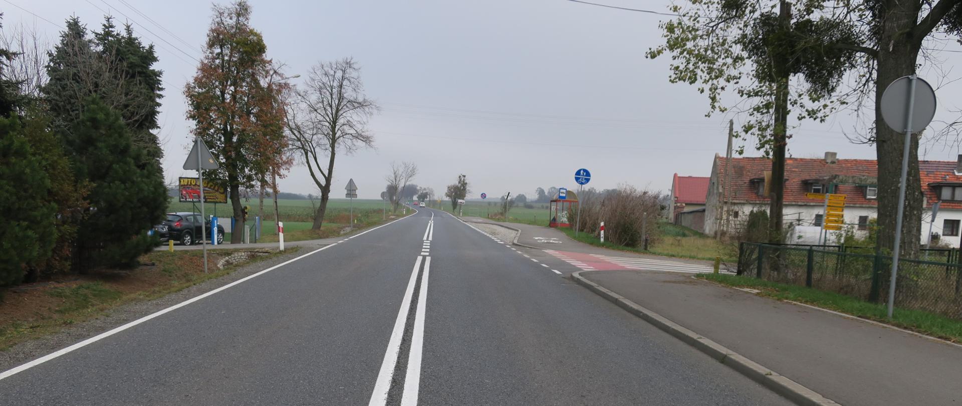 Droga krajowa nr 45 na odcinku Kluczbork - początek obwodnicy Praszki