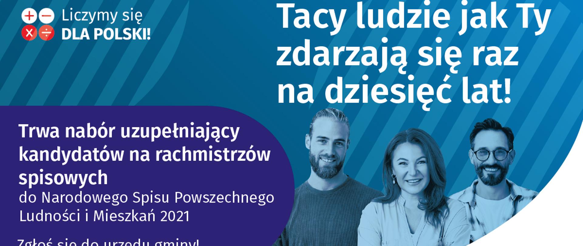 Nabór kandydatów na rachmistrzów spisowych.