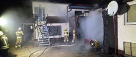 Pożar kotłownia 2