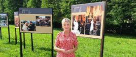 Wystawa_poświęcona_I_pielgrzymce_jana_Pawła_II_do_Słowenii_w_maju_1996_roku_-_na_zdjeciu_małżonka_Ambasadora_RP_w_Słowenii_p_Joanna_Olendzka