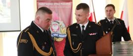 Przejście na zaopatrzenie emerytalne st. kpt. Marcina Bożka – uroczysta zmiana służby w JRG Kazimierza Wielka