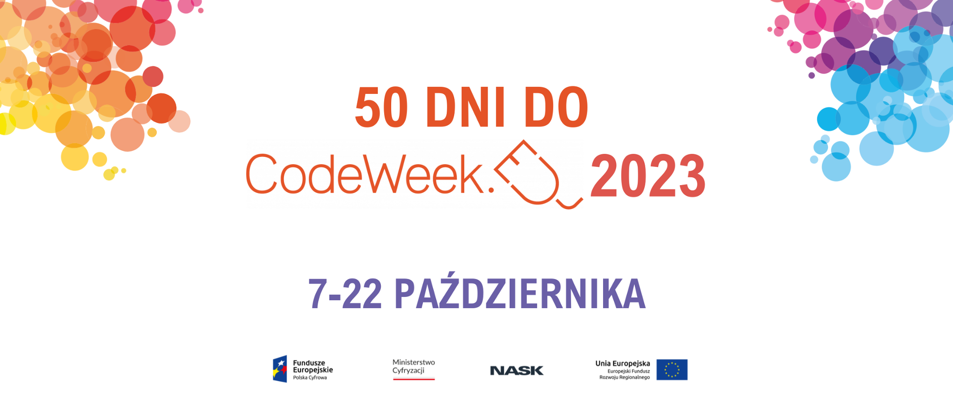Rozpoczynamy odliczanie - tylko 50 dni dzieli nas od startu CodeWeek 2023! 