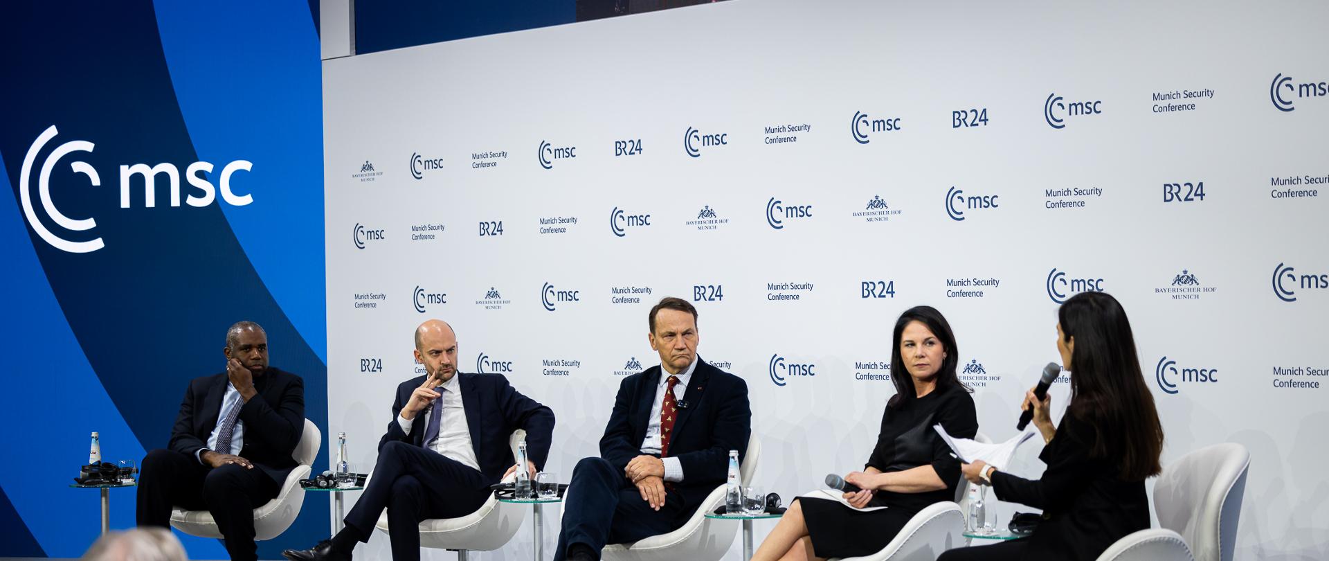 Minister Radosław Sikorski attends Munich Security Conference