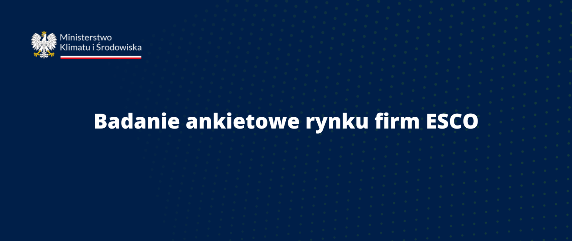 Badanie ankietowe rynku firm ESCO