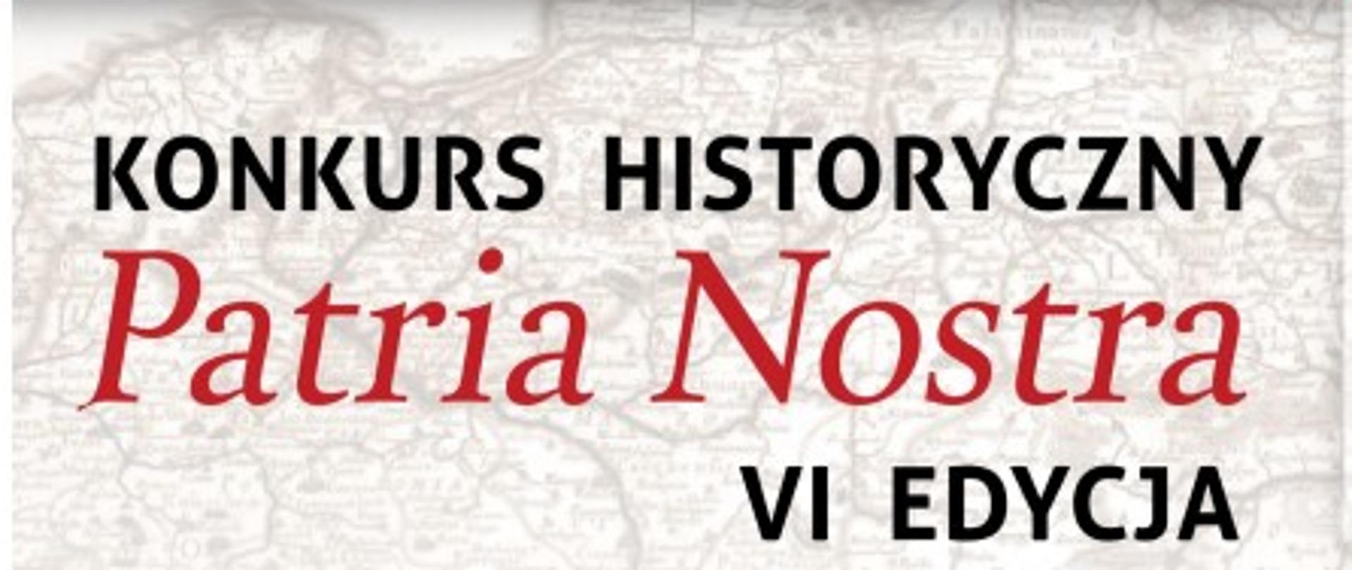 Konkurs Historyczny Patria Nostra