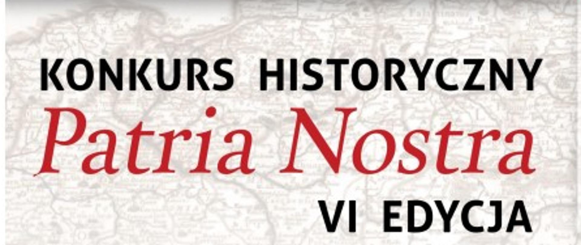Konkurs Historyczny Patria Nostra