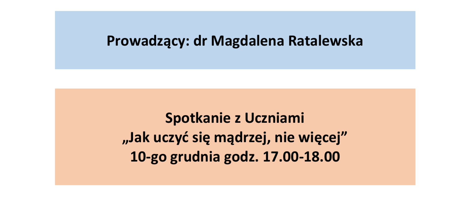 Warsztaty dla uczniów