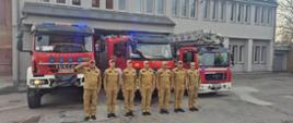Hołd dla zmarłego druha OSP Trąbki