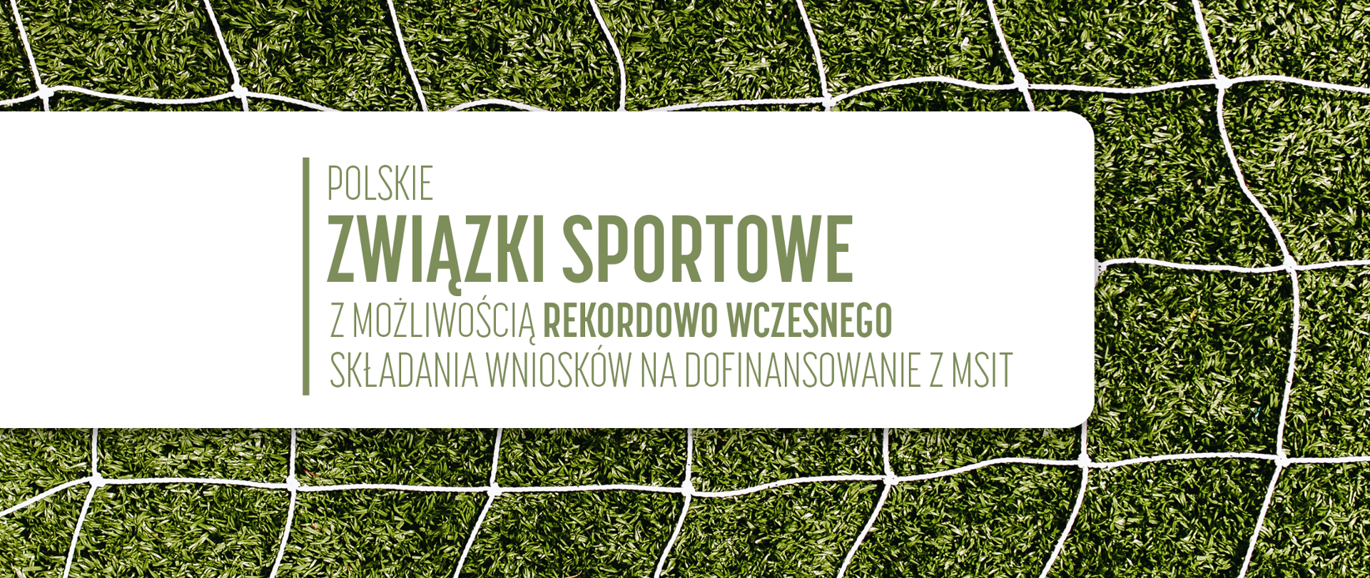 polskie związki sportowe będą mogły najwcześniej w historii podpisywać umowy na realizację zadań
