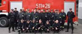 zdjęcie grupowe absolwentów szkolenia dowódców OSP