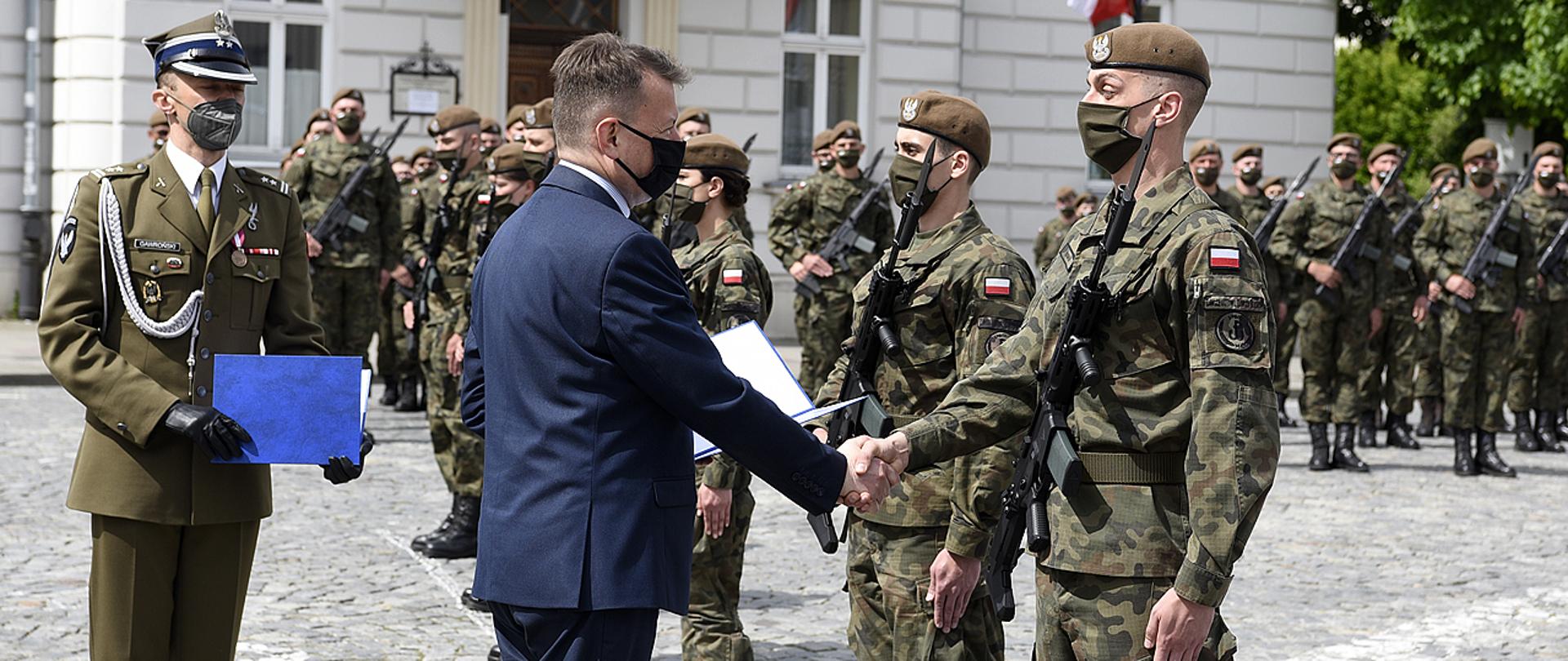 Przysięga wojskowa żołnierzy WOT