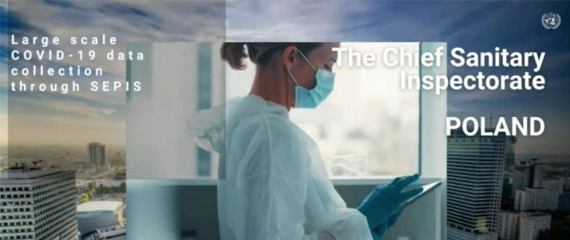 Pielęgniarka z tabletem w ręku