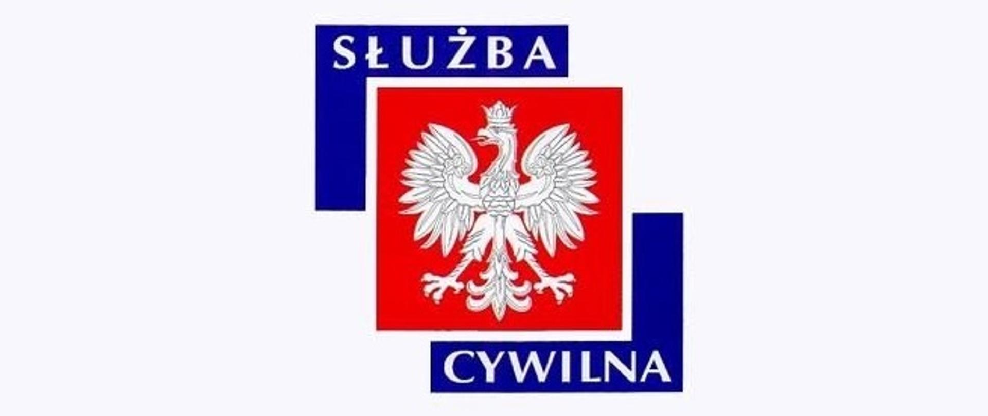 Zdjęcie przedstawia logotyp służby cywilnej