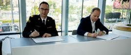 Podpisanie listu intencyjnego pomiędzy Państwową Strażą Pożarną a PKO Bank Polski