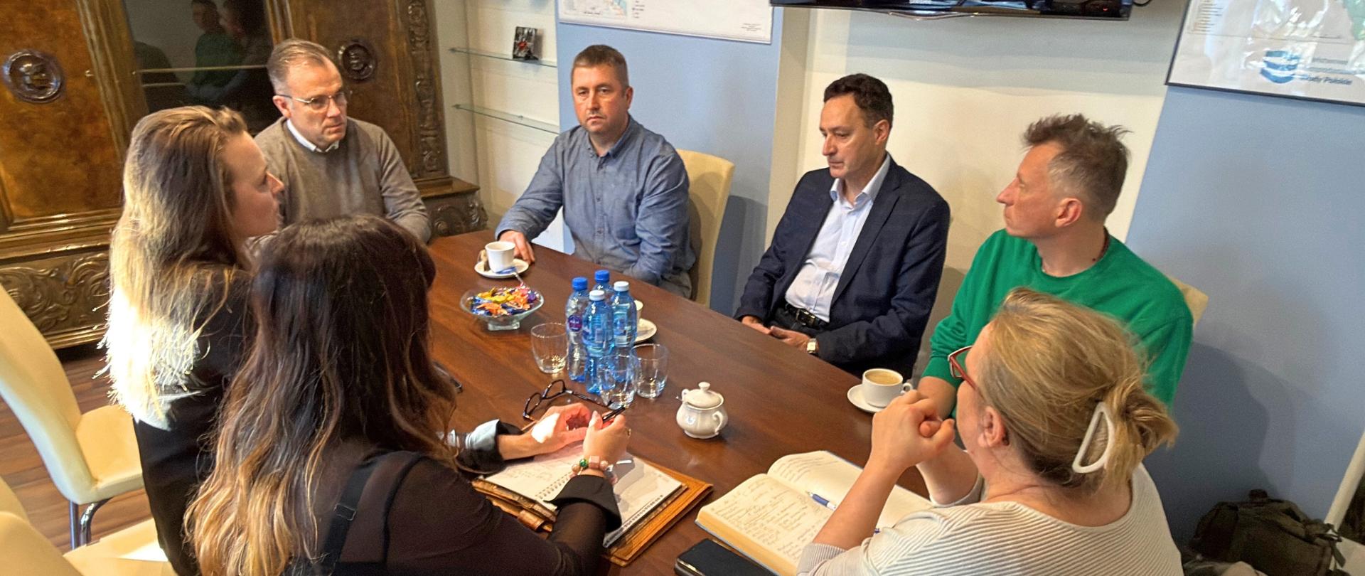 Spotkanie pracowników RZGW we Wrocławiu z przedstawicielami Spółki TAURON Ekoenergia.