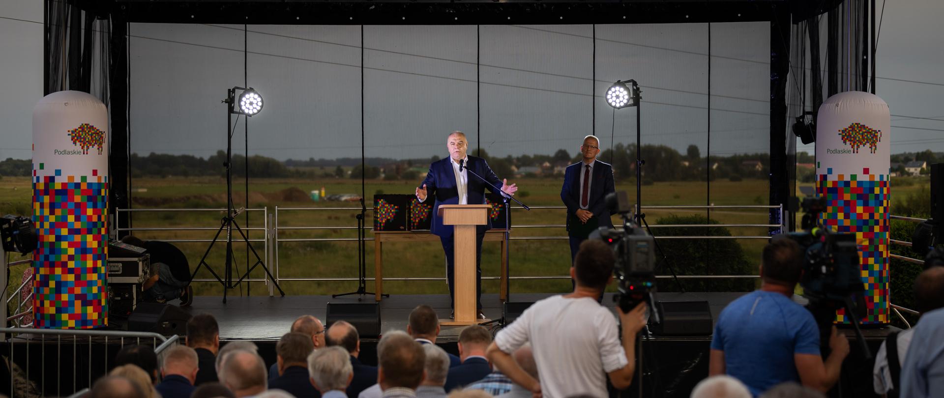 Minister Jacek Sasin podczas obchodów III Dni Tradycji Obojga Narodów i 530-lecia Brańska 