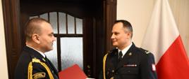 Powołanie Zastępcy Komendanta Powiatowego PSP w Olecku - wręczenie powołania