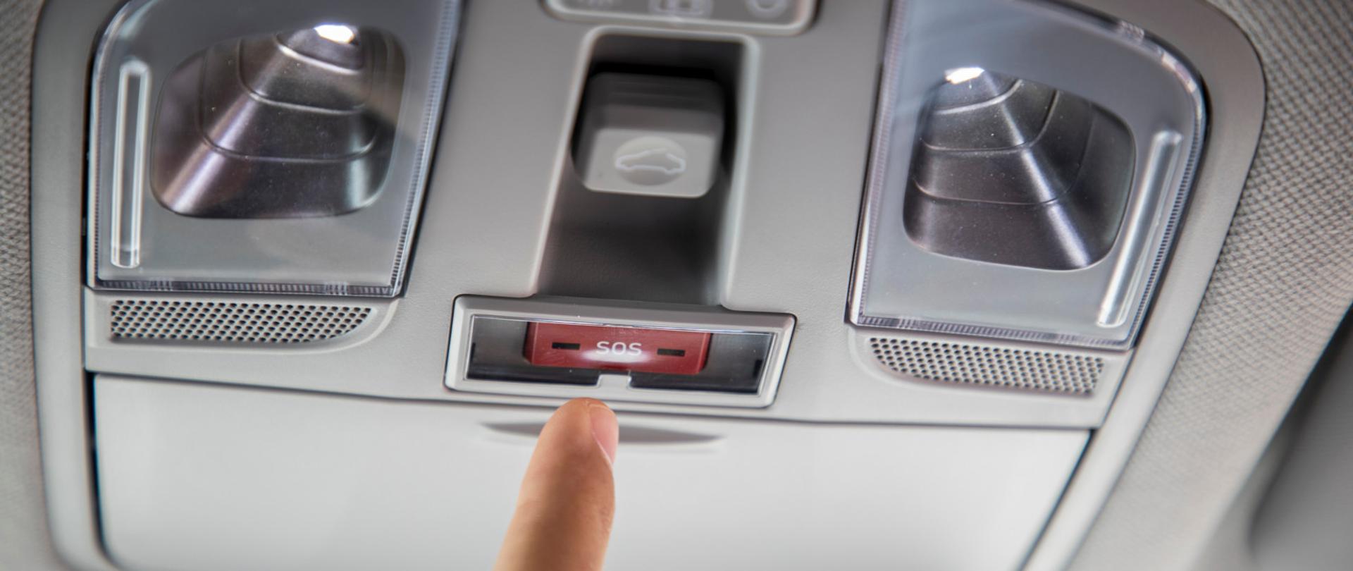 Przycisk awaryjnego powiadamiania służb ratunkowych