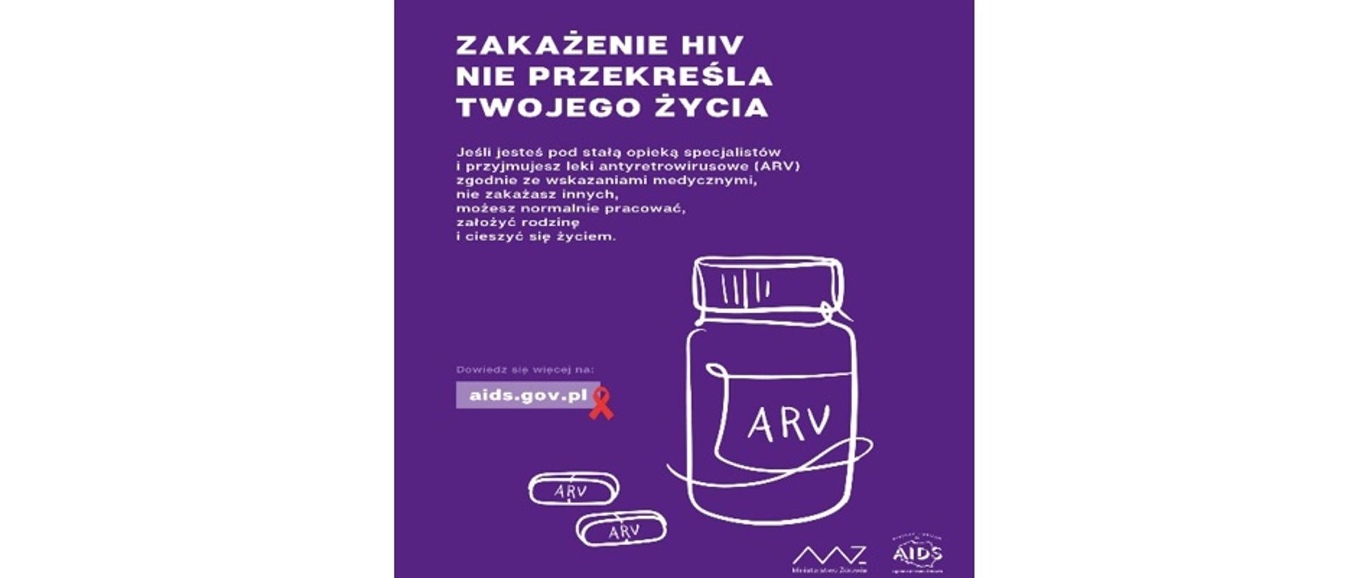 Zakażenie HIV nie przekreśla Twojego życia Strona aids.gov.pl