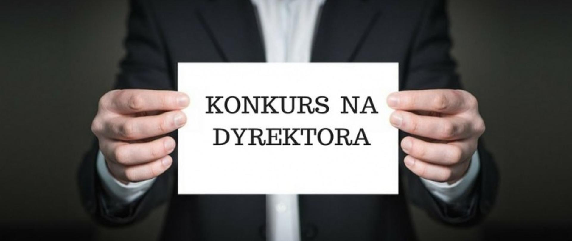 Konkurs na Dyrektora