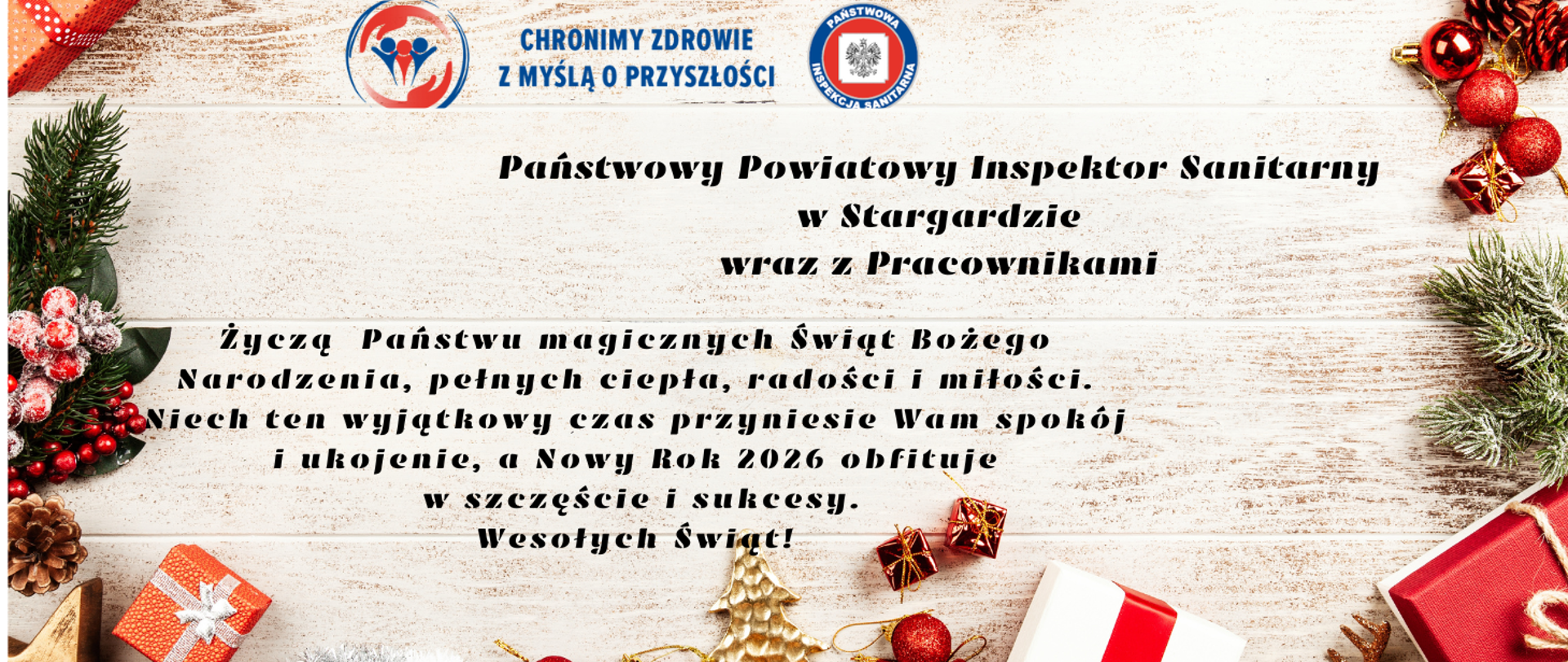 ŻYCZENIA Z OKAZJI ŚWIĄT BOŻEGO NARODZENIA