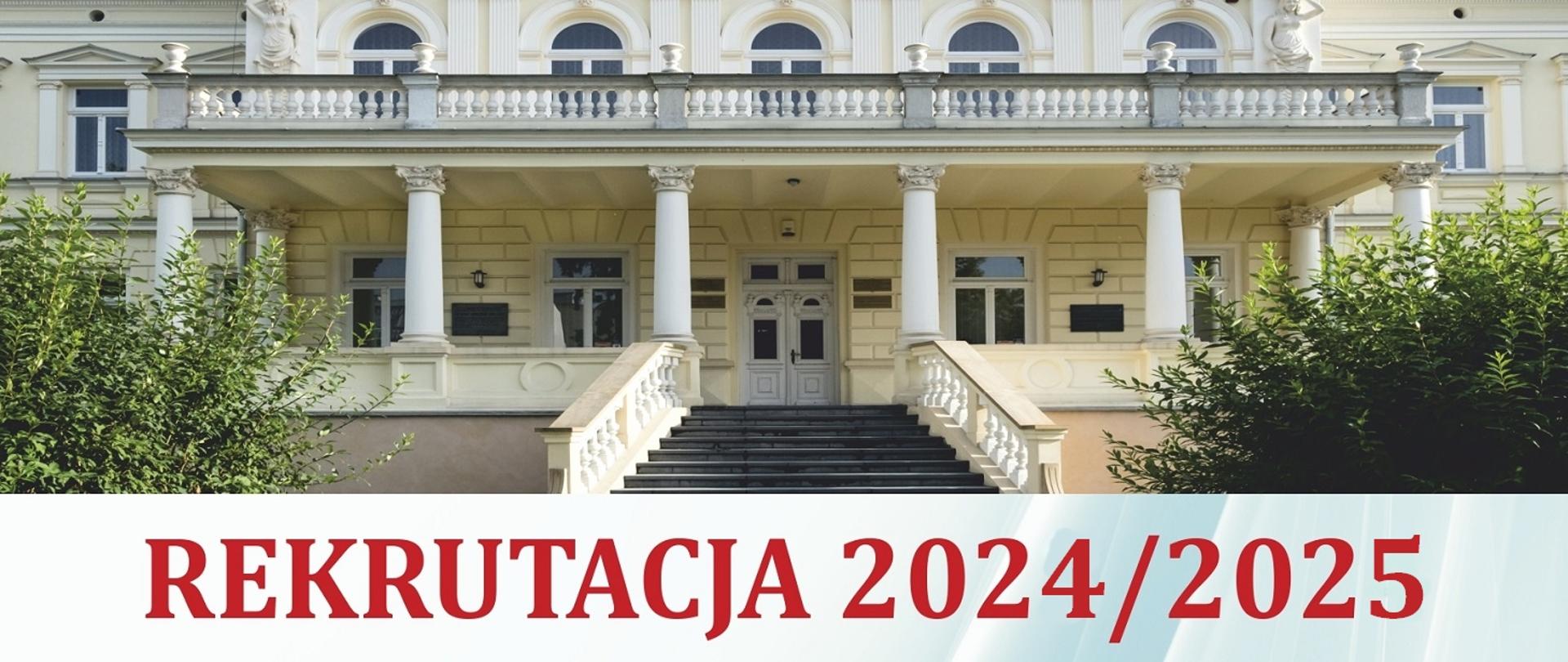 Napis rekrutacja 2023/2024