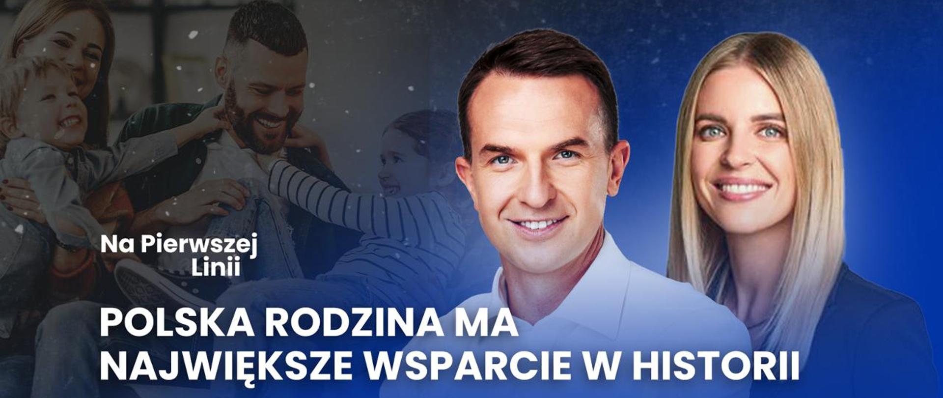 Rzecznik Rządu Adam Szłapka i Wiceminister Rodziny, Pracy i Polityki Społecznej Aleksandra Gajewska