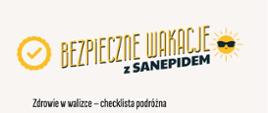 Ulotka Bezpieczne wakacje z sanepidem