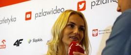 Powitanie polskich lekkoatletów - uczestników ME Berlin 2018 Wywiad z M. Hołub-Kowalik