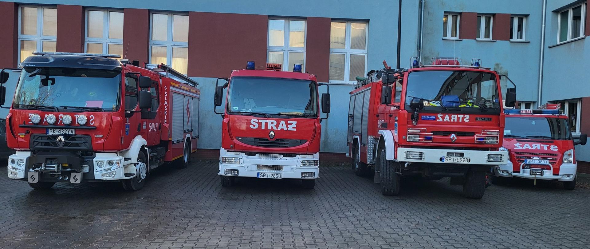 Samochody bojowe jednostek OSP z terenu miasta Piekary Śląskie