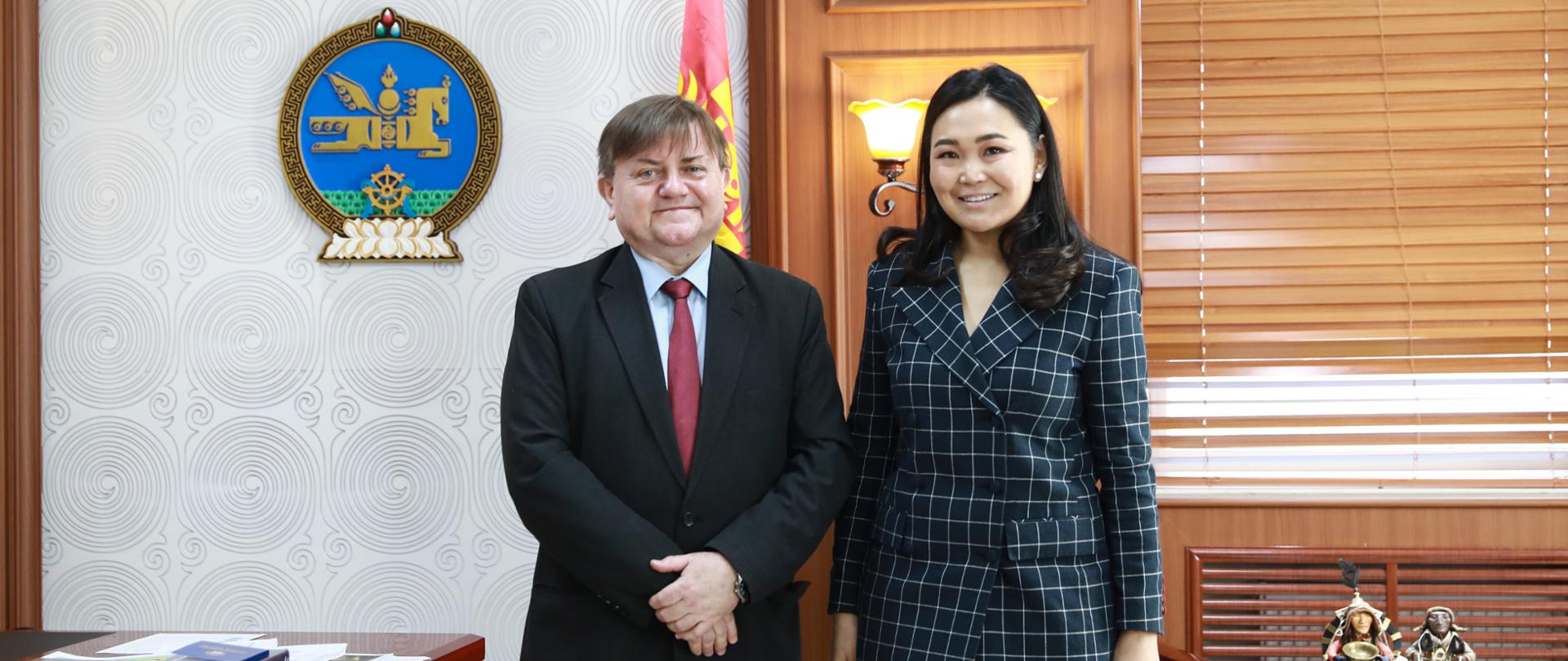 Spotkanie z Minister Kultury Nomin Chinbat