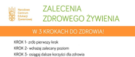 Trzy kroki do zdrowia
