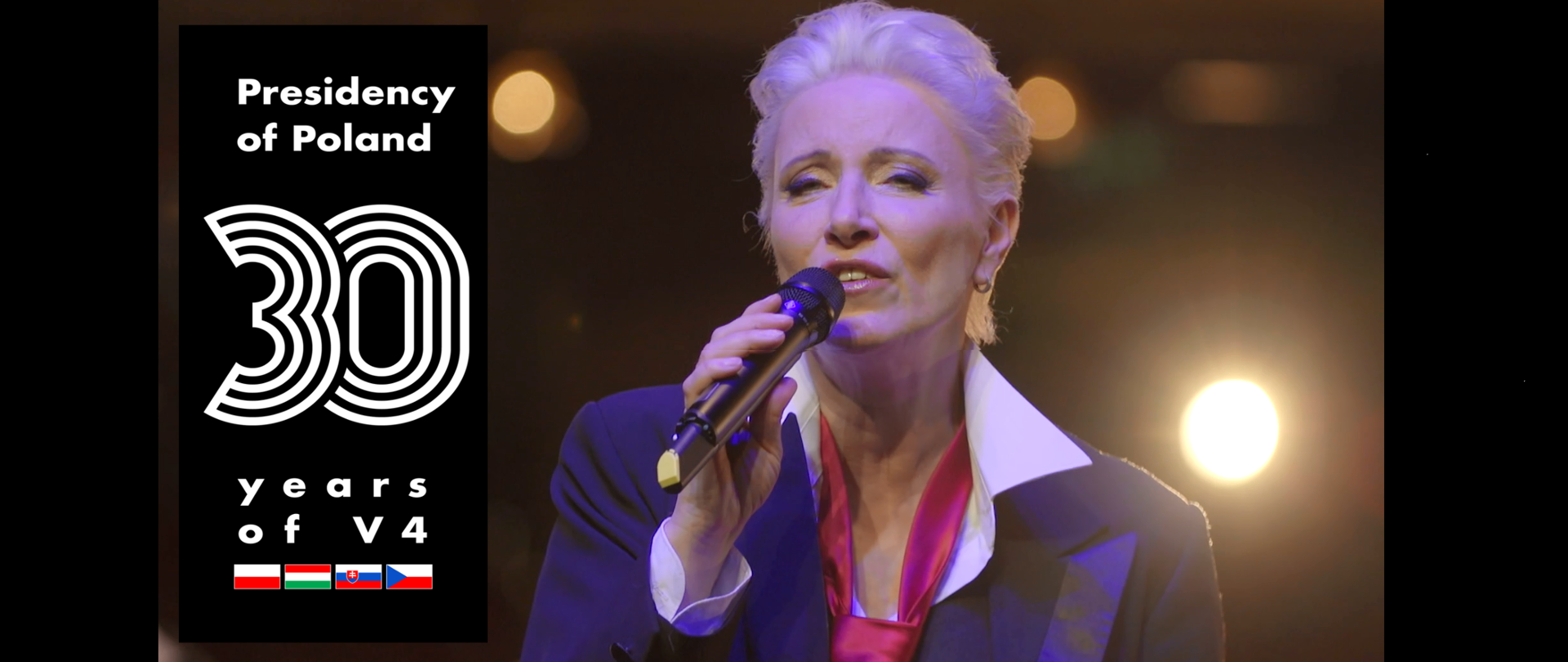 Koncert polsko-czeskiej piosenkarki i aktorki Renaty Drössler wraz z zespołem z okazji prezydencji Polski w Grupie Wyszehradzkiej oraz 30-lecia powstanie V4