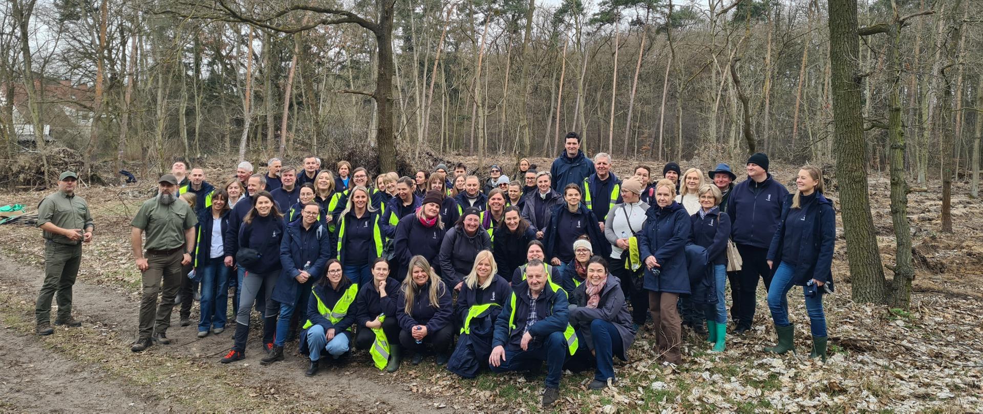 Szkolenie połączone z sadzeniem lasu w Nadleśnictwie Konstantynowo